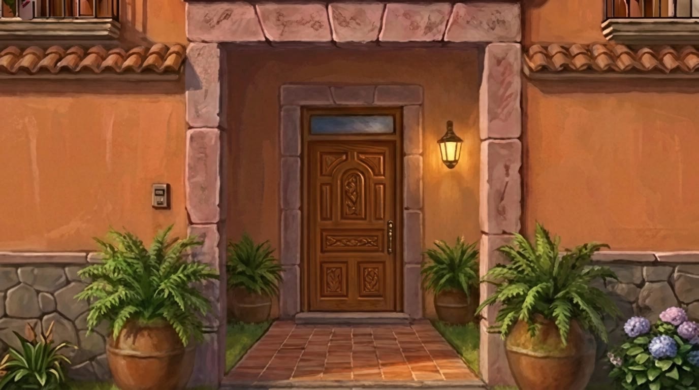El portón abierto